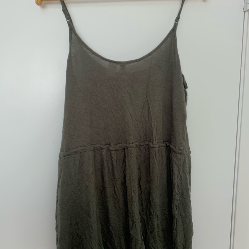 Divided by H&M Green Drawstring Romper - Picture 2 of 3